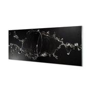 Dekoracje domu - Panel szkło hartowane Woda krople chlust 125x50 cm - miniaturka - grafika 1