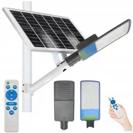 Lampy ogrodowe - LAMPA ULICZNA SOLARNA LED MOCNA 120W LATARNIA - miniaturka - grafika 1
