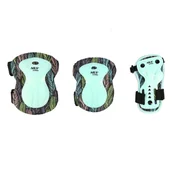 Ochraniacze - Zestaw ochraniaczy na rolki deskorolkę hulajnogę Nils Extreme H727 - miniaturka - grafika 1