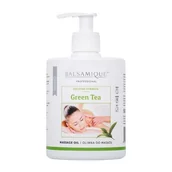 Olejki i świece do masażu - Oliwka do masażu Zielona herbata Balsamique - 500 ml - miniaturka - grafika 1