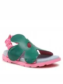 Sandały damskie - Camper Sandały Dla Dziewczynki Na Lato Wielokolorowe Skóra 29 Jjm - miniaturka - grafika 1