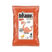 Chrupki kukurydziane Dinozaury o smaku ketchupowym BEZGL. BIO 4x15 g - Przekąski dla dzieci - miniaturka - grafika 1