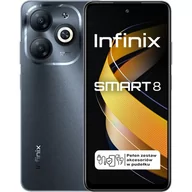 Telefony komórkowe - Infinix Smart 8 3/64GB Czarny - miniaturka - grafika 1