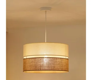 Brilagi - Żyrandol na lince ROYAL YUTE 1xE27/15W/230V śr. 40 cm beżowy/kremowy - Lampy sufitowe - miniaturka - grafika 1