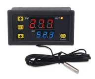 Akcesoria do terrarium - TERMOSTAT REGULATOR TEMPERATURY Cyfrowy LCD Histereza 12V AG676B - miniaturka - grafika 1