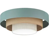 Lampy sufitowe - Duolla-LED Plafon LUNETA LED/26W/230V śr. 60 cm 4000K turkusowy/beżowy - miniaturka - grafika 1