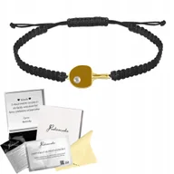 Bransoletki - Bransoletka Pozłacana Rakietka do Tenisa Stołowego SREBRO 925 GRAWER GRATIS - miniaturka - grafika 1