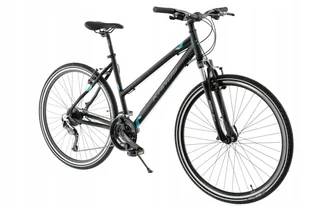 Rower cross 28' Kands Crossline 1100 D17 czarno-miętowy 2022 - Rowery - miniaturka - grafika 1