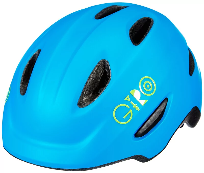 Giro Scamp MIPS Kask rowerowy Dzieci, matte blue/lime XS 45-49cm 2021 Kaski dla dzieci 200166-017