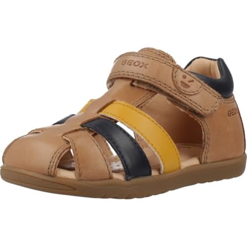 Geox Baby Boy B MACCHIA sandały chłopięce, whisky/granatowe, 24 EU