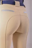 Bryczesy - Harcour Bryczesy damskie VOUGE Grip - beige - miniaturka - grafika 1