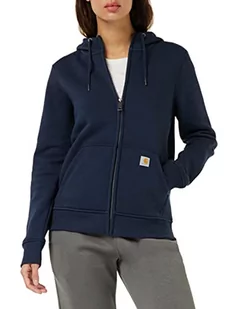 Carhartt Damska bluza z kapturem Clarksburg z pe?nym zamkiem b?yskawicznym, granatowy, M - Bluzy damskie - miniaturka - grafika 1