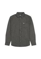 Koszule męskie - KOSZULA MĘSKA WRANGLER 112357253 1PKT FLANNEL SHIRT GREY BLACK XXL - miniaturka - grafika 1