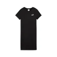 Sukienki - Damska Sukienka PUMA ESS SMALL NO. 1 LOGO SLIM DRESS 68497401 – Czarny - miniaturka - grafika 1