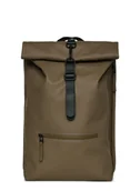 Plecaki - Plecak rowerowy Rains Rolltop Rucksack - wood - miniaturka - grafika 1