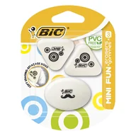 Przybory szkolne - Gumka Bic Mini Fun Blister 3Szt - miniaturka - grafika 1