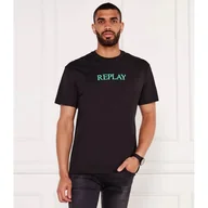Koszulki męskie - Replay T-shirt Regular Fit - miniaturka - grafika 1