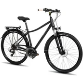 Rowery - Rower trekkingowy ROMET Wagant SUV L HT A U18 28 cali Czarny - miniaturka - grafika 1