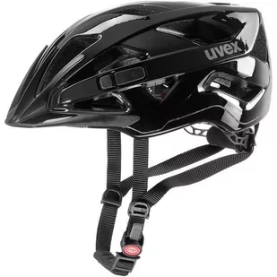 UVEX Active Black Shiny 56 60 cm - Kaski rowerowe - miniaturka - grafika 2