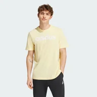 Koszulki sportowe damskie - Essentials Single Jersey Linear Embroidered Logo Tee - miniaturka - grafika 1