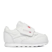 Buty dla chłopców - Sneakersy Reebok EO-CLASSIC LEATHER 100256739 Biały - miniaturka - grafika 1