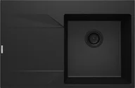Zlewozmywaki - Deante Zlewozmywak granitowy 1-komorowy Evora grafit ZQJ_G11L - miniaturka - grafika 1