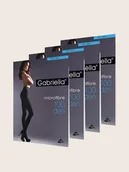 Rajstopy - Zestaw 4 sztuk rajstop Microfibre 100 den - Gabriella - miniaturka - grafika 1