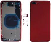 Części serwisowe do telefonów - KORPUS RAMKA OBUDOWA TYLNA DO iPHONE 8+ PLUS RED - miniaturka - grafika 1