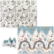 Maty piankowe - Mata piankowa edukacyjna składana Nukido 150x200cm duża - miniaturka - grafika 1