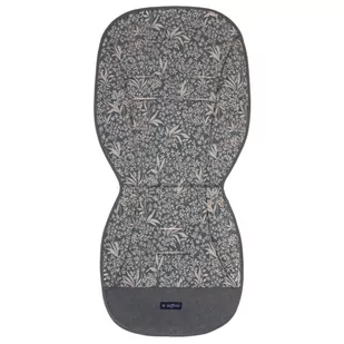 Zaffiro Wkładka Do Wózka 85 Cm Bawełna Organic Grey + Siatka Air - Akcesoria do wózków - miniaturka - grafika 1