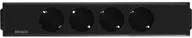 Listwy zasilające - DELTACO power panel, 4 sockets, GST18 connection, daisy chaining 1902247 - miniaturka - grafika 1