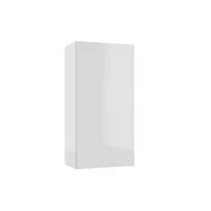 Szafki łazienkowe - Szafka łazienkowa wisząca 30x20x60 cm Duo biała połysk Defra - miniaturka - grafika 1