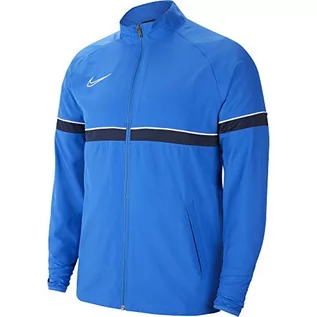 Kurtki męskie - Nike Męska kurtka treningowa Dri-fit Academy niebieski królewski błękit / biały / morski / biały L CW6118 - grafika 1