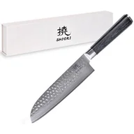 Noże kuchenne - Shiori 撓 Chairo Santoku - uniwersalny, wielozadaniowy nóż szefa kuchni - miniaturka - grafika 1