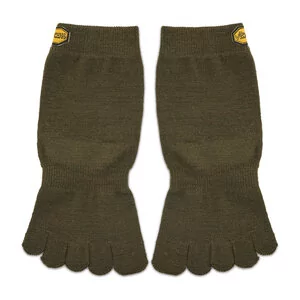 Skarpetki damskie - Skarpety Wysokie Unisex VIBRAM FIVEFINGERS - Blend Crew S18C01 Military Green - grafika 1