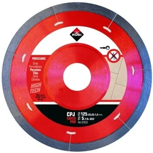 RUBI Cpj 125 Superpro Tarcza Diamentowa Do Gresu - Tarcze do pił - miniaturka - grafika 3