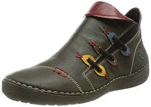 Rieker Damskie sztyblety 72581, Forest Miód Brandy Royal Wine 72581 54, 41 EU - Botki damskie - miniaturka - grafika 1
