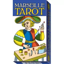 LO SCARABEO MARSEILLE Tarot BLU - karty tarota 03292078 - Wróżbiarstwo i radiestezja - miniaturka - grafika 1