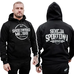 Bluza Męska Z Kapturem Środowisko Miejskie Sekcja Sportowa R. L - Bluzy męskie - miniaturka - grafika 1