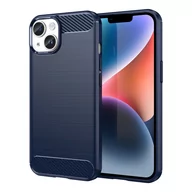 Etui i futerały do telefonów - Carbon Case etui iPhone 14 Plus elastyczny żelowy pokrowiec na tył plecki niebieski - miniaturka - grafika 1