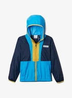 Odzież trekkingowa damska - Kurtka przeciwwiatrowa dziewczęca Columbia Back Bowl Hooded Windbreaker - miniaturka - grafika 1