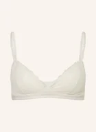 Biustonosze - Calvin Klein Biustonosz Trójkątny Modern Lace beige - miniaturka - grafika 1