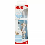 Kubki dla dzieci - NUK Kubek niekapek 300 ml 12m  Active Cup silikon niebieski Tygrysek - miniaturka - grafika 1