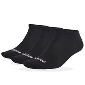 Skarpetki męskie - Skarpetki adidas Sportswear Thin Linear Low-Cut 3-Pairs IC1299 - czarne - miniaturka - grafika 1
