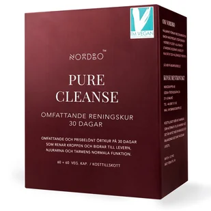 Nordbo - Pure Cleanse (detoks), 120 kapsułek - Odchudzanie i oczyszczanie - miniaturka - grafika 1