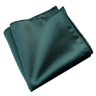 Krawaty i muchy męskie - Poszetka męska gładka - zielona - miniaturka - grafika 1