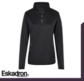 Kurtki jeździeckie - Eskadron Bluza damska Jersey CECE Equestrian Fanatics AW20 - - black - miniaturka - grafika 1