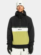 Kurtki męskie - Quiksilver Kurtka anorak Steeze Jk Snjt EQYTJ03421 Czarny Regular Fit - miniaturka - grafika 1