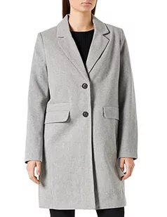 Vero Moda Damski płaszcz Vmbonus Boos, Mieszanka jasnoszary, XS - Płaszcze damskie - miniaturka - grafika 1