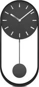 Zegary - Lampka biurkowa Mebus Mebus 12931 black Quartz Pendulum Clock - miniaturka - grafika 1